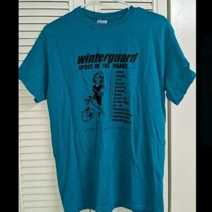 Gildan Blue Winterguard Sport Graphic Tee